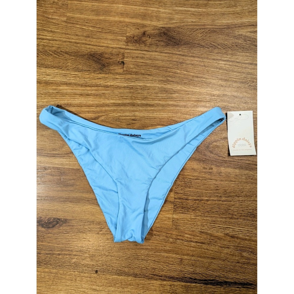 NWT Dippin Daisy's Blue Bikini Bottom Size M